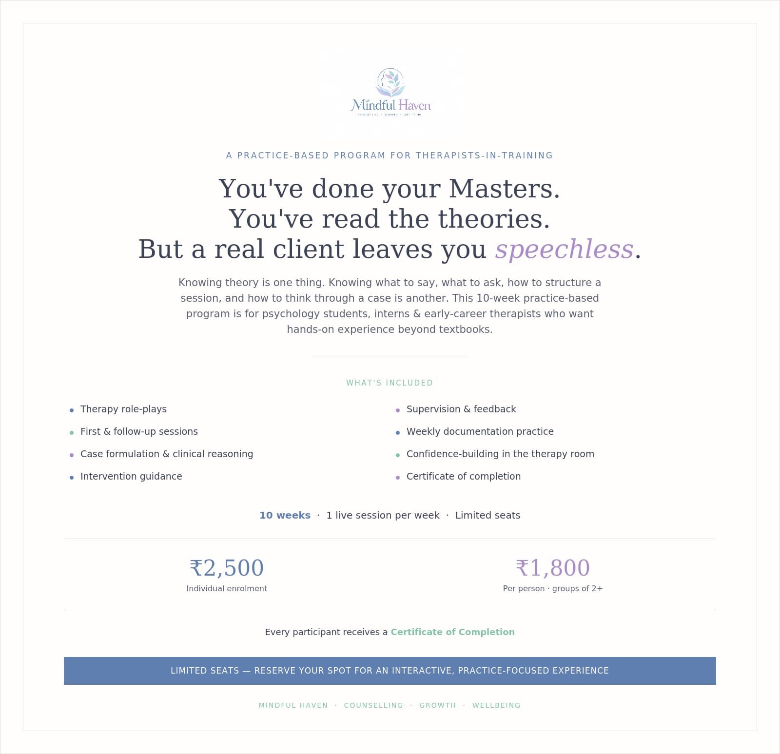 Certificate Internship